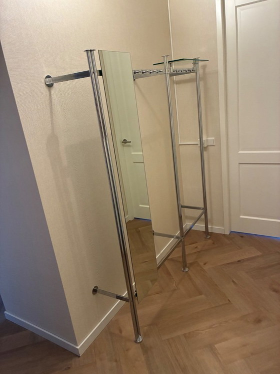 Image 1 of chrome coat rack