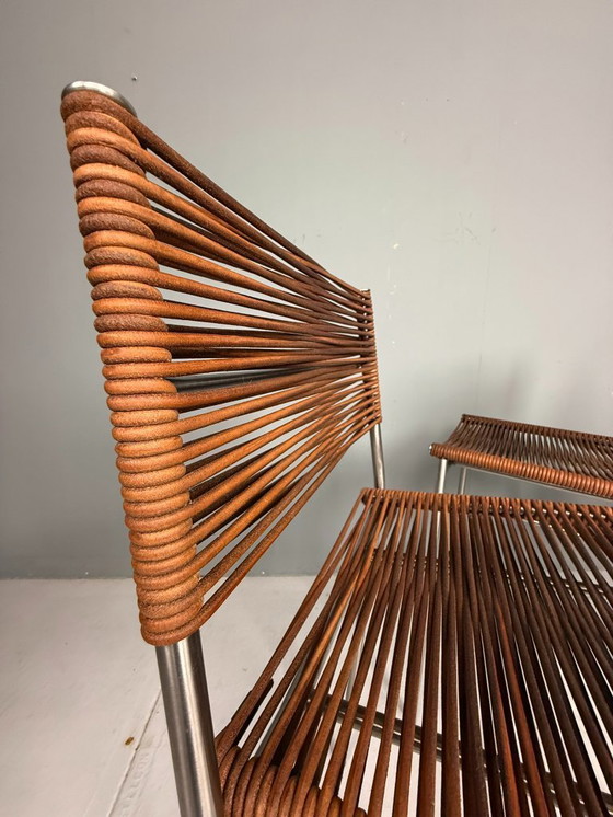 Image 1 of Tito Agnoli – Ensemble de trois tabourets de bar « Miss B », Italie, 1997