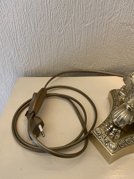 Image 1 of Lampe de table en bronze style Empire