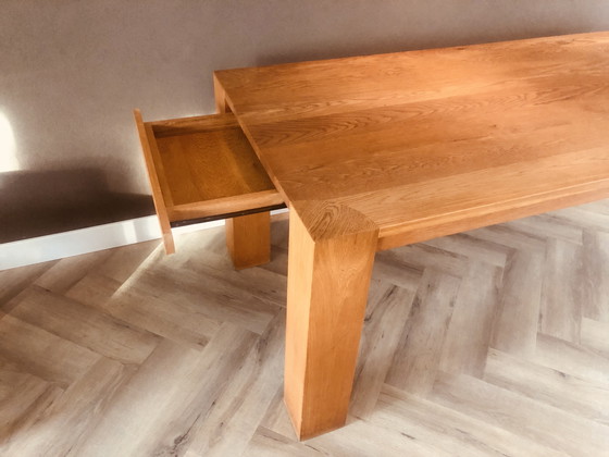 Image 1 of Dining Table Solid Oak Handmade