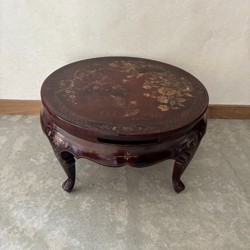 Round Wooden Coffee Table – salontafels