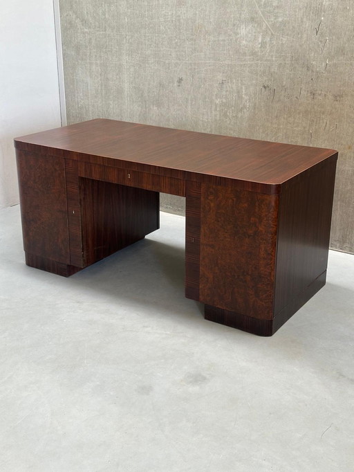 Scrivania Art Déco in ebano - Bruno Paul