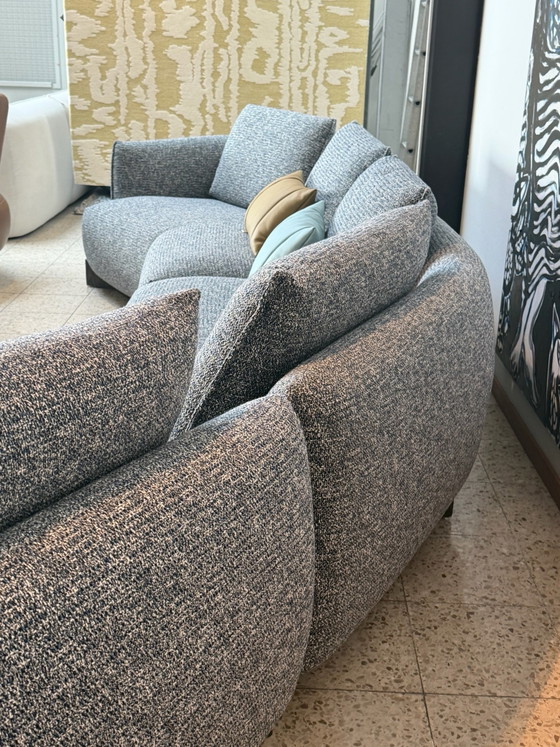 Leolux Naila corner lounge sofa NEW – 3-5 seaters, Wood, Textile (photo 6 of 9)