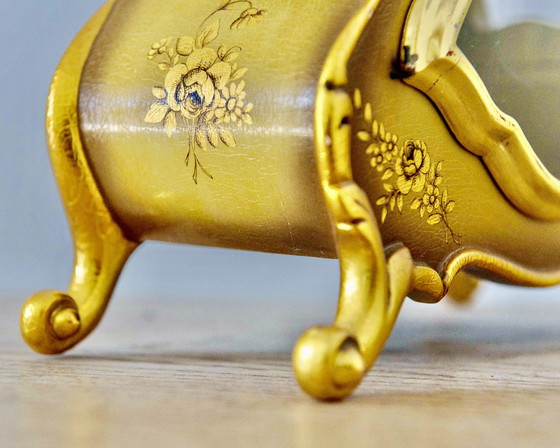 Image 1 of Le Castel Duchesse clock – Swiss craftsmanship in opulent Louis XV style (1958)