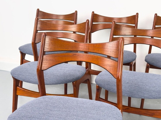 Teak Dining Chairs by Erik Buch for Chr. Christensens Møbelfabrik, 1960s, Set of 6 – Wood (photo 13 of 24)