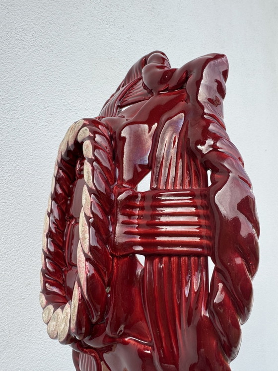 Corbeille Céramique Tressée Vallauris Années 60 – Objets déco, Ceramic (photo 2 of 12)