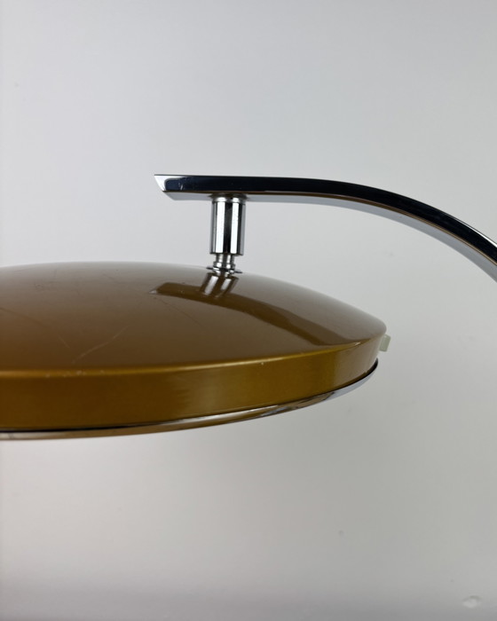 Image 1 of Brutalist Fase 520C Table Lamp by Luis Pérez de la Oliva 1960s-1970s, Spain, Mid-Century, Space Age, Industrial Design