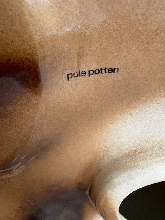 Image 1 of bowl, colored glass by Pols Potten