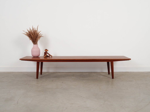Teak lowboard, Danish design, 1970s, made in Denmark