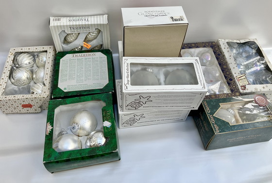 Image 1 of 🎄 Large vintage Christmas tree baubles – Inge-Glas, Krebs & Sohn, Tradition