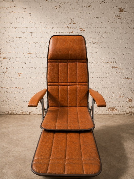 Een paar iconische Maule Marga relaxfauteuils – Italiaans design uit de jaren 70.