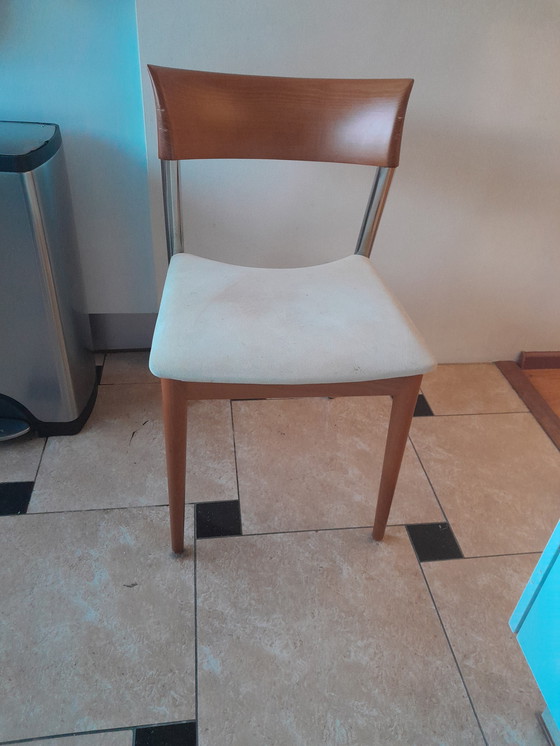 Image 1 of 6×Roche bobois eetkamerstoelen