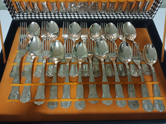 Image 1 of Estuche para cubiertos plateado de Alfred Pollak