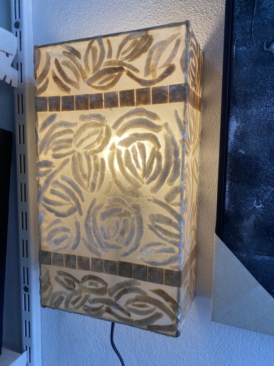 Applique murale en coquille d'huître – Décoration unique faite à la main 🐚✨ – Appliques murales, Fiberglass (photo 7 of 7)