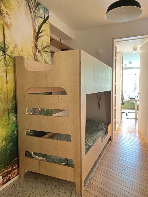 Unique Bunk Bed (Own Design) in Birch Plywood