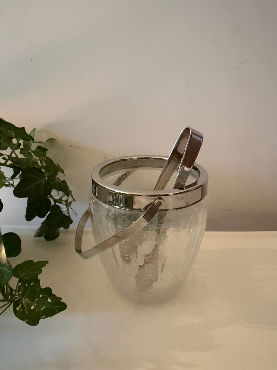 WMF Barware ice bucket with tongs, Table accessories, Glass, Metal, Transparent (photo 6 of 6)