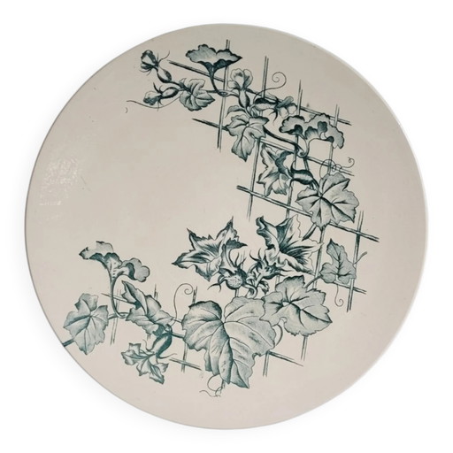 Longchamp plate model "Treillage"