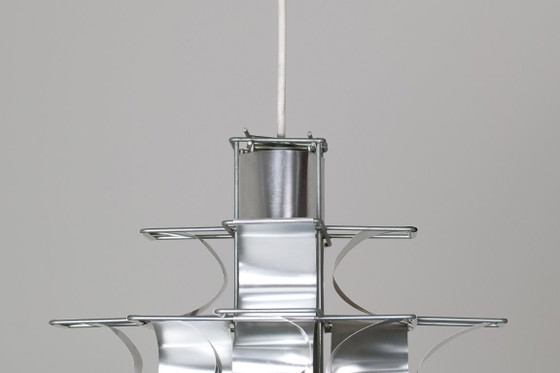 Lampada a sospensione Casiopée a 9 livelli - Max Sauze – Lampade a sospensione, Metal (photo 12 of 14)