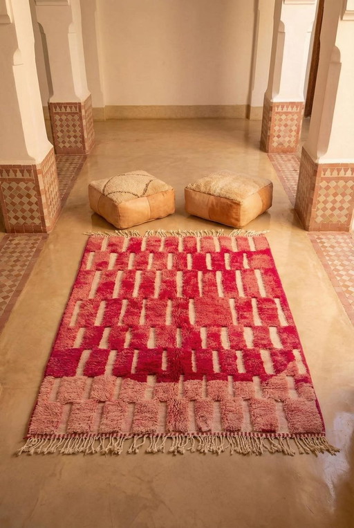 Traditioneel handgemaakt Berberkleed, maat 2/3 meter – Ahrend, vloerkleden en tapijten, Wool (photo 2 of 6)