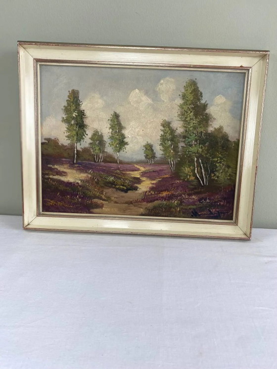 Pintura "Camino en el brezal" – Pinturas y dibujos, Wood (photo 21 of 22)