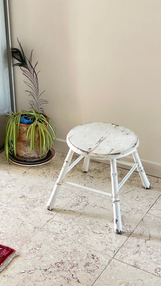 Image 1 of Antiek Bamboe Krukje