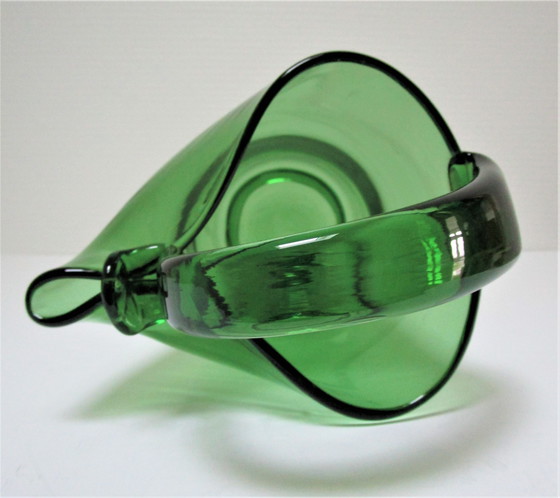Image 1 of Pitcher empoli blown glass italy year 60