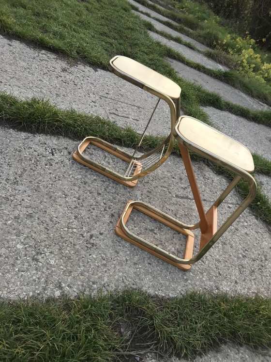 Mid-Century Italian Side Tables with Magazine Rack, 1950s Set of 2, Mid Century Modern (photo 8 of 13)