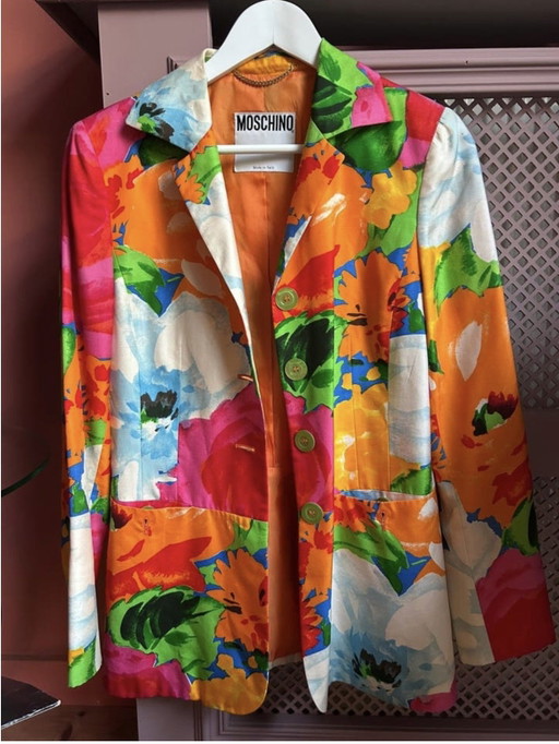 Vintage Moschino Couture! 100 % Seide, hergestellt in Italien – Rarität