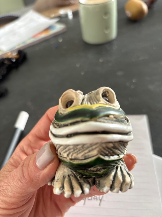 Image 1 of Artesania Rinconada kikker beeldje 