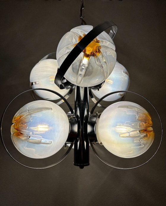 Image 1 of Lampe Sputnik vintage Mazegga