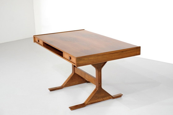 Image 1 of Schreibtisch "530" von Gianfranco Frattini für Bernini, Italien 1960er Jahre.