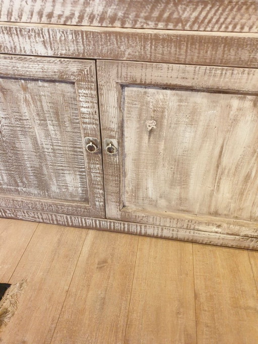 Beautiful old unique cabinet from India – kasten, Metal, Wood (photo 2 of 5)