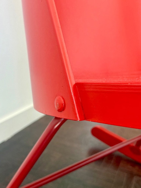 THONET vintage Rocking Chair 1955 – Metal, Wood (photo 17 of 18)