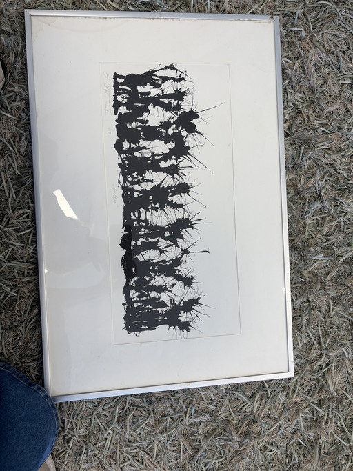 Zeefdruk J.Kraanen 1/10 “Wilgen” 