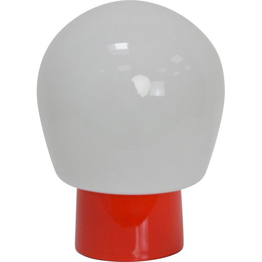 Glazen tafellamp uit de Mid Century van Stepan Tabera, Tsjecho-Slowakije 1970