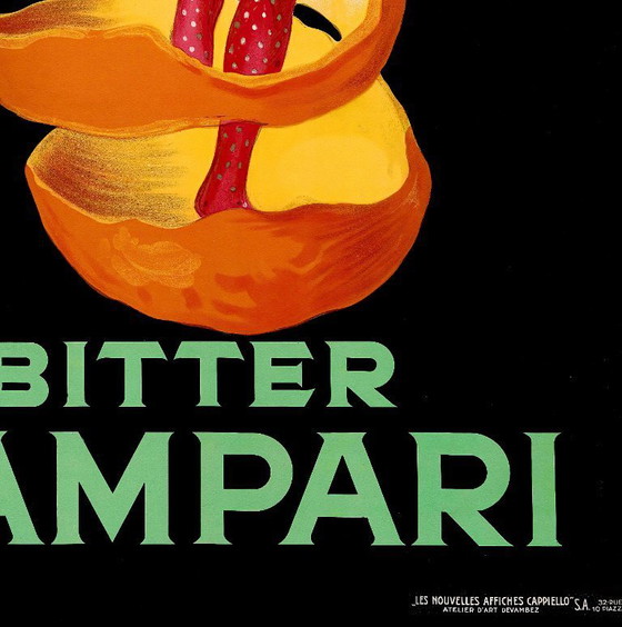 Image 1 of Bitter Campari - Leonetto Cappiello 1921 - Poster 70x100 cm