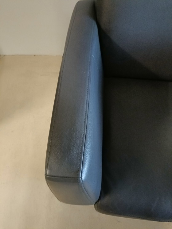 Poltrona in Pelle Grigio Scuro – Poltrone, Leather, Wood (photo 4 of 15)