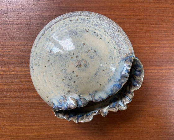 Keramik Designobjekt / kleine Schale - Ardine Spitters, Schalen, Blau (Foto 3 von 8)