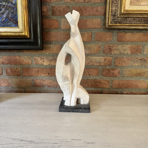 Sculpture abstraite i.c.w. Oscar Jespers, Archipenko, Picasso.