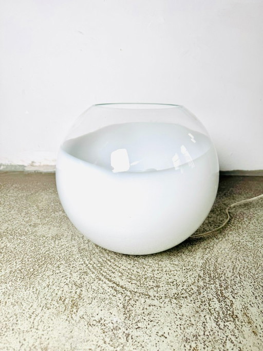 Large Size Globe Table Lamp in Glass by ILU Design, The Netherlands, 1990s – tafellampen (photo 2 of 6)