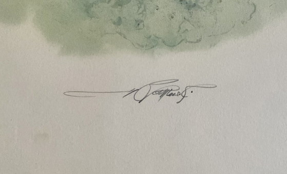 Image 1 of Lithographie originale de Rolf Rafflewski « Le Port de Lesconil » – Signée et numérotée 18/300