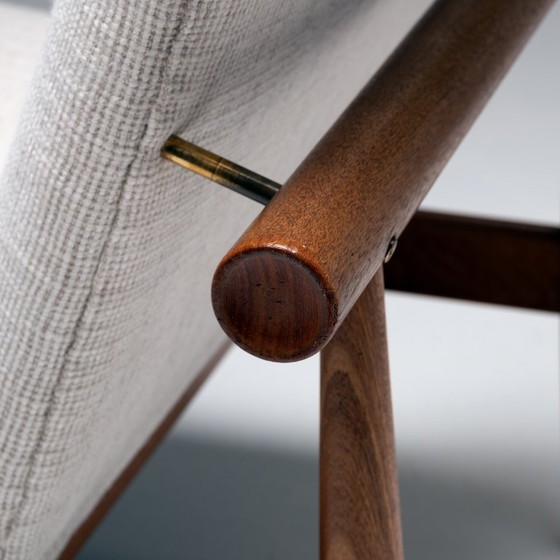 Image 1 of 2x chaise longue modèle FD 137/1 'Japan' de Finn Juhl pour France & Søn,