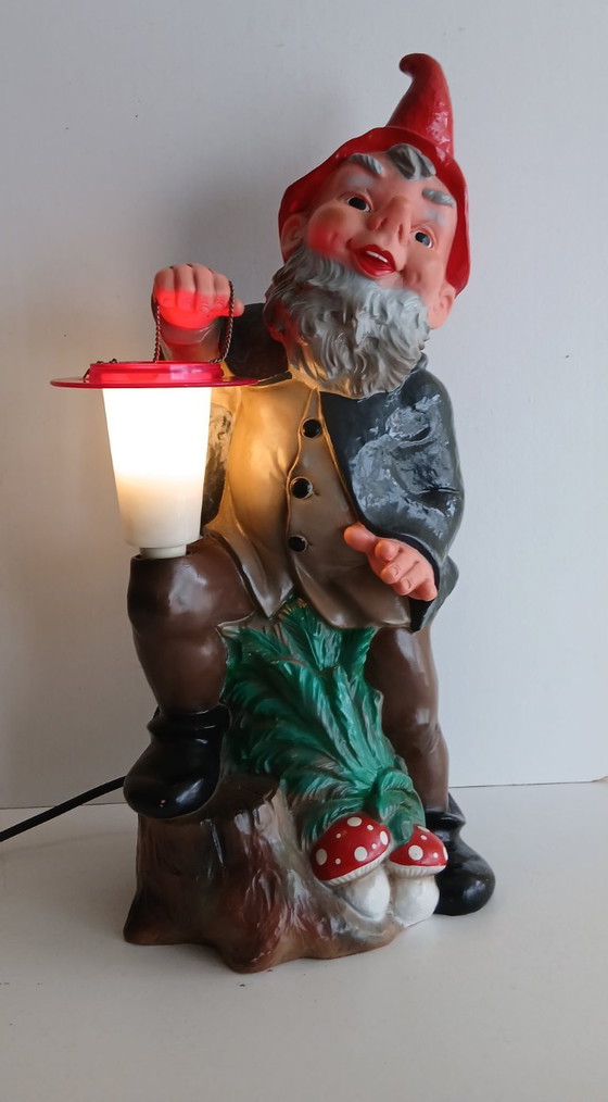 Lampe Nain Heissner – 48 cm. – Vintage – Lampadaires, Plastic (photo 4 of 8)