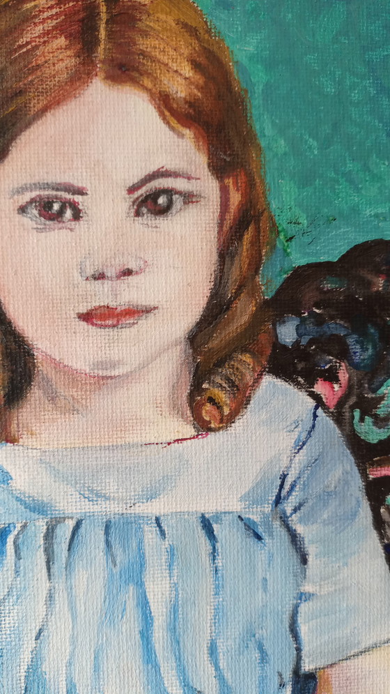 Image 1 of T. van Steenbergen Ragazza vittoriana