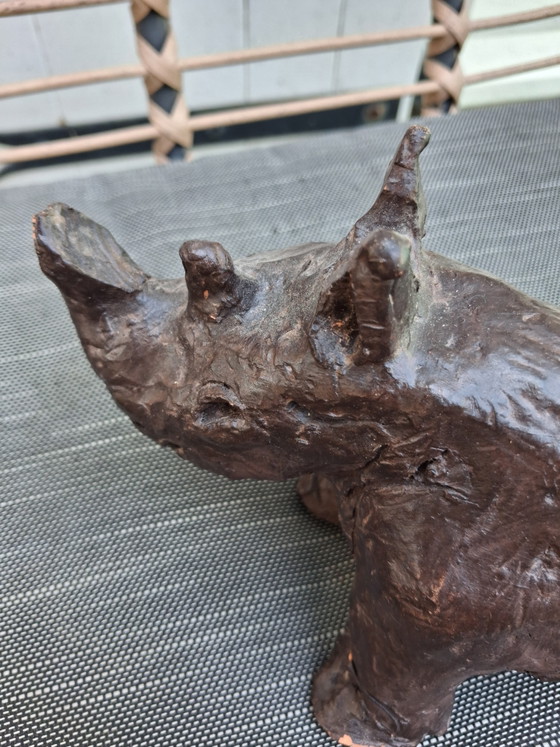Scultura Ippopotamo in Terracotta Patinata – Sculture, Ceramica (photo 6 of 10)