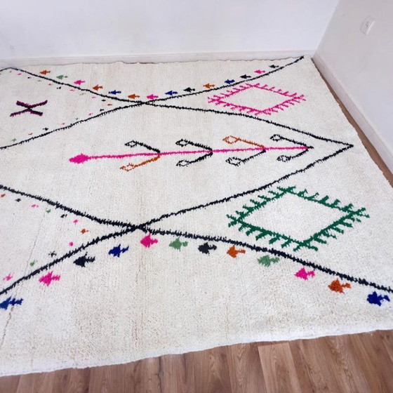Image 1 of Alfombra marroquí hecha a mano de 200 cm x 300 cm.