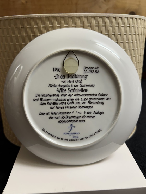 Image 1 of 🌸 “Wild Beauty” | Fürstenberg collector plates | Limited Edition | Complete and rare series | New