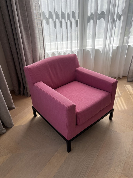 Image 1 of Fauteuils Meridiani (lot de 2) – rose – housses amovibles