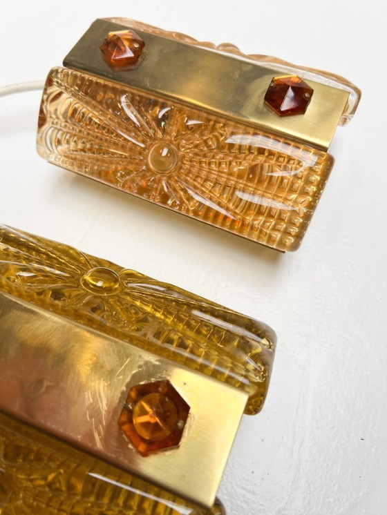 Image 1 of Juego de lámparas de pared danesas Aladdin de Vitrika, años 60