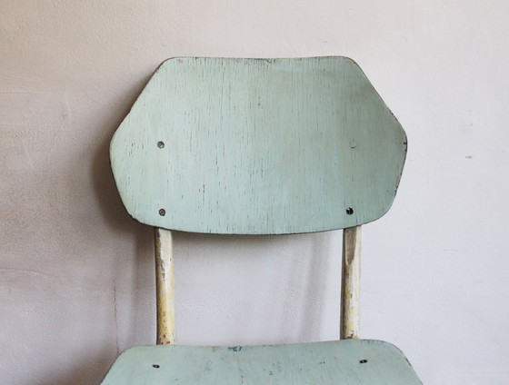 Set di 6 sedie da pranzo TON | Finitura originale color pastello | 1964 – Wood (photo 26 of 46)